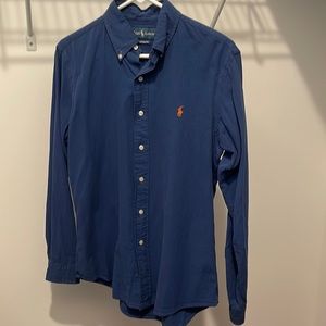 Ralph Lauren Blue Casual Button Down Shirt